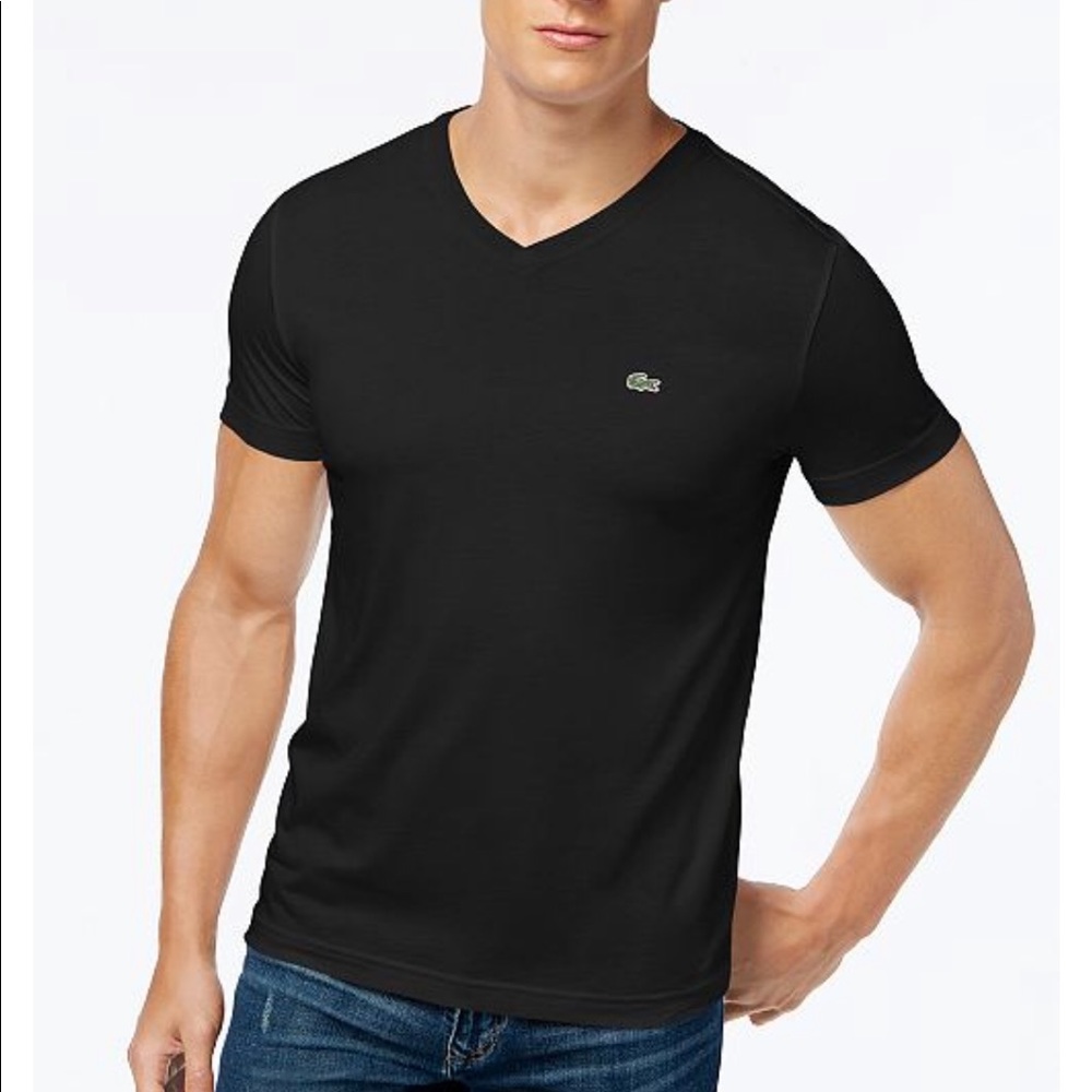 Men’s Lacoste Black Pima Cotton Shirt